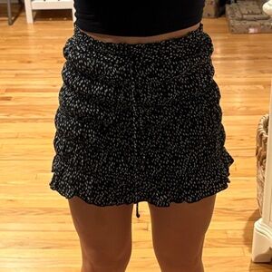 URBAN Romantics Black and White Mini Skirt